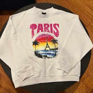 NWOT BALENCIAGA Paris Graphic Sweatshirt UNISEX/OVERSIZED